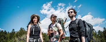A photo depicting the artistic trio of LaBeouf, Rönkkö & Turner.