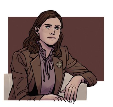 Fan Art created for the show Very Important People, depicting host Vic Michaelis